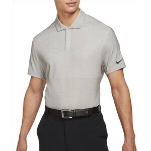 Nike Tiger Woods sz XL men dri fit Gray golf polo shirt ADV Advantage Masters